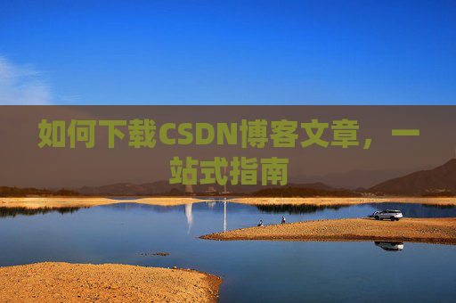 如何下载CSDN博客文章,一站式指南